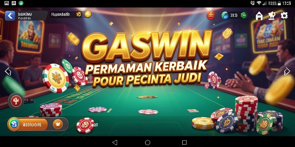 Tangkapan layar GASWIN menunjukkan keseruan gameplay kasino yang mendebarkan.
