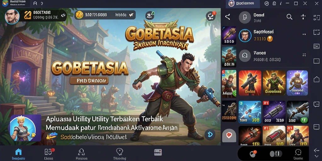 Tampilan utama GOBETASIA yang menampilkan fitur pengelolaan tugas yang mudah.