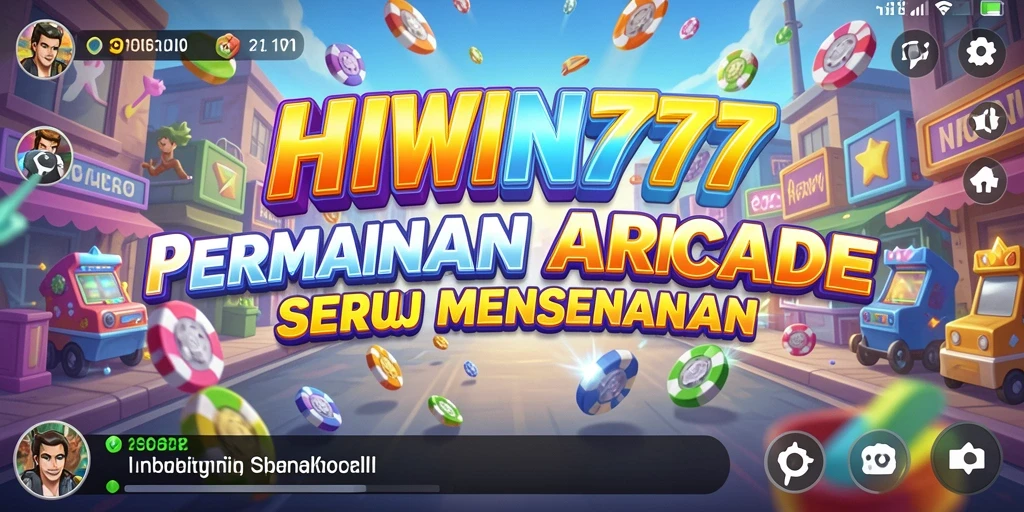 Screenshot utama HIWIN777 menampilkan gameplay Arcade yang mengasyikkan.