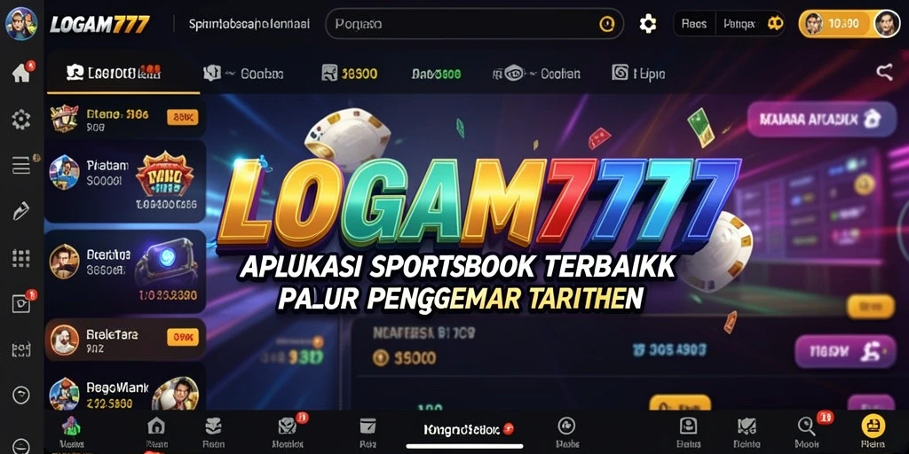 Tampilan gameplay sportsbook yang menarik dan interaktif di LOGAM777.
