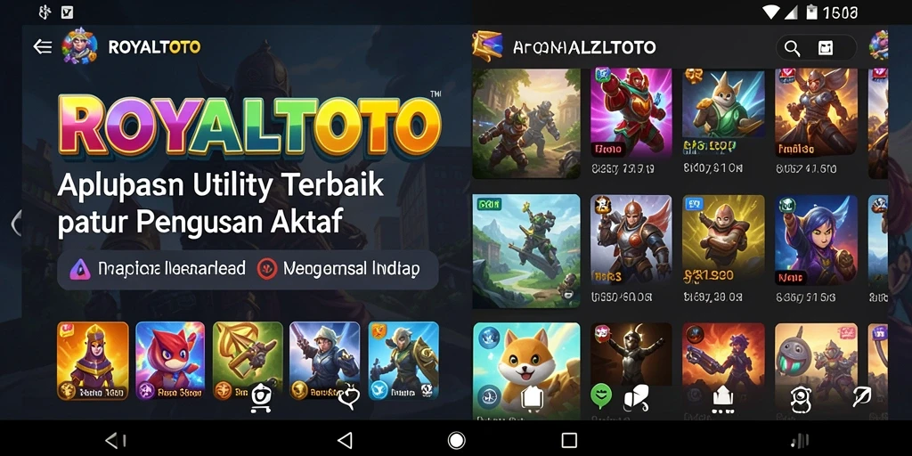 Screenshot utama ROYALTOTO menampilkan fitur pengingat yang memudahkan pengguna.