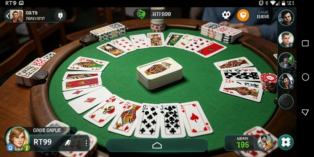 Tampilan gameplay Gaple yang menarik di RT99.